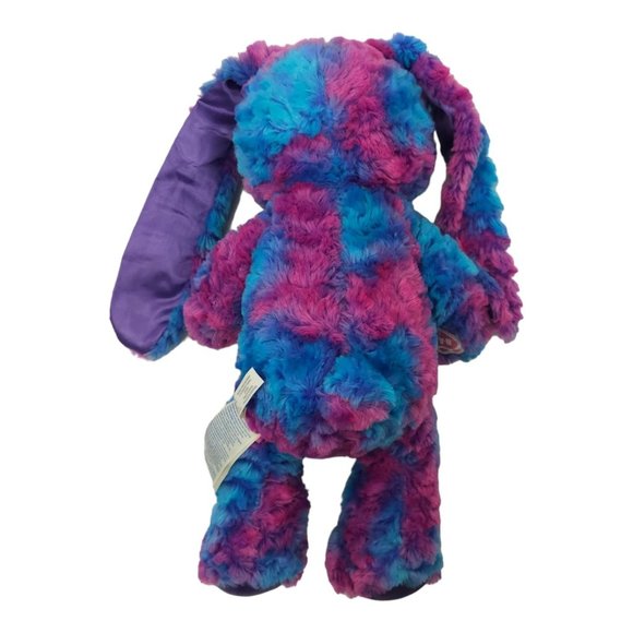 Build A Bear Bunny Rabbit Plush 16" Spring Lilac Pink Blue Purple Floppy Ear Toy - Picture 5 of 12